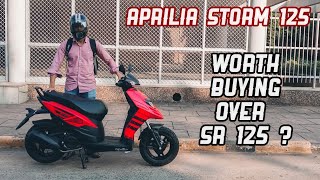 Aprilia Strome 125 Review - Goes 120+ KMPH but does not stop !