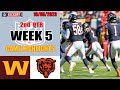 Washington Commanders vs Chicago Bears 2nd QTR GAME HIGHLIGHTS HD | NFL Week 5 - 10/05/2023