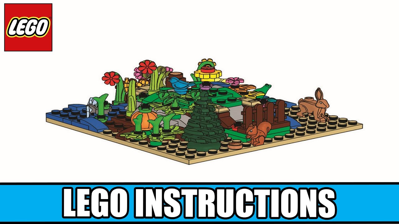 Botanical Minifigure Stand LEGO instructions
