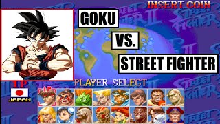 💥 GOKU vs STREET FIGHTER 🥋 THE EPIC FIGHT !!!