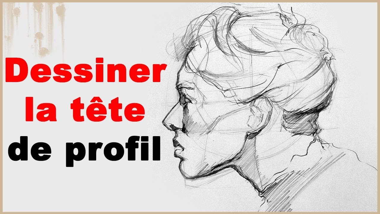 Comment Dessiner La Tete Et Un Visage De Profil Youtube