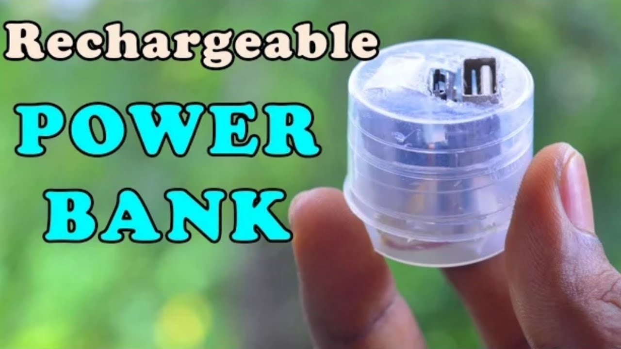 How To Make A Rechargeable Power Bank At Home | Diy Power Bank - YouTube
