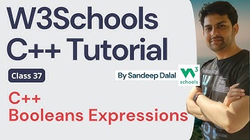 C++ Tutorial • C++ Boolean Expressions • W3Schools • Object Oriented Programming using C++ Tutorial