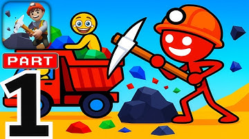 Mining Empire: Idle Metal Inc- Gameplay Walkthrough Part 1 - Big Rocks Big Mines (iOS, Android)