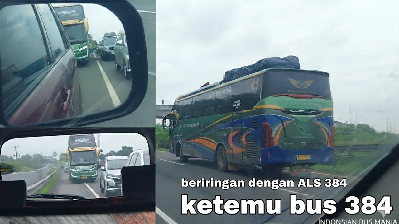 MELINTAS BARENG BUS ALS 384