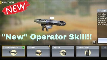 "New" Gravity Vortex Gun Operator Skill in Call of Duty:Mobile Season 13
