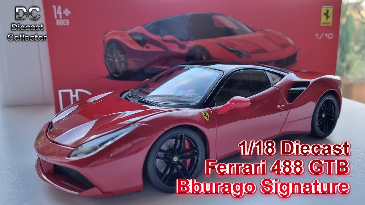 Bburago Signature - Ferrari 488 GTB - 1/18 Diecast - In Depth