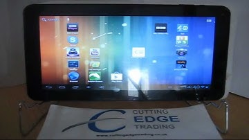 10.1" TouchTab Max Capacitive Allwinner A10 CPU Android 4.0.4 Ice Cream Sandwich, Video Review UK