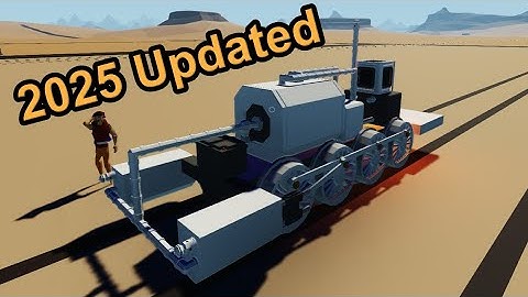 Build a steam train in 2 minuets! Stormworks tutorial