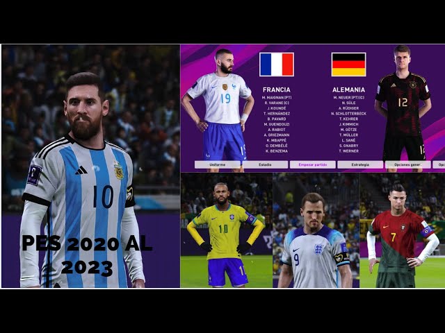 PES 2020 | Next Season Patch 2023-UPDATE OPTION FILE 2023 PS4 PS5 PC |  DOWNLOAD and INSTALLATION - YouTube