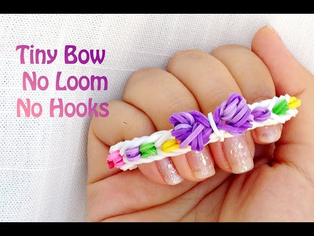 How to Make Loom Bands. 5 Easy Rainbow Loom Bracelet Designs without a Loom  - Rubber band Bracelets 