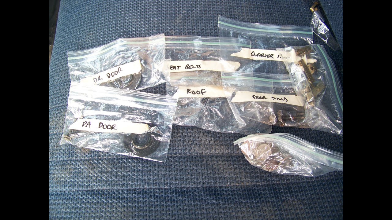 Automotive Repair Tip - Bag and Tag Fasteners - YouTube