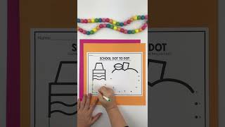 Counting to 10 Dot to Dot Puzzles for Kids Preschool and Kindergarten Prep #backtoschool #puzzles