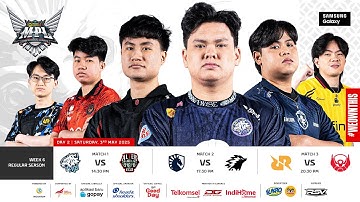 🔴 LIVE | MPL ID S15 | Regular Season Day 2 Week 6 | English