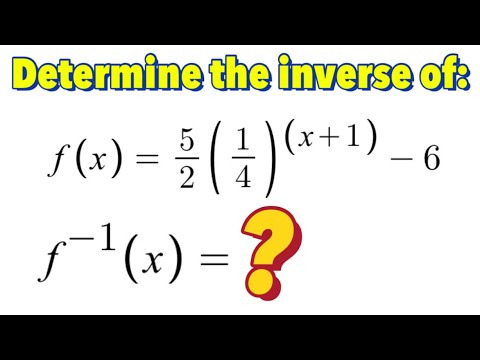 Inverse of Exponential Function (Part 2) - YouTube