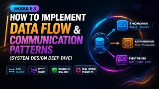 System Design Class 6 |How to Implement Data Flow & Communication Patterns (System Design Deep Dive)