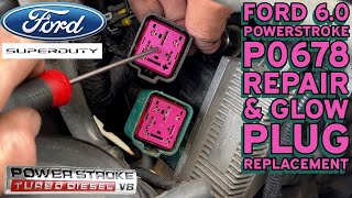 P0678 Ford Superduty 6.0 Diesel Powerstroke Glow Plug Repair & Replacement