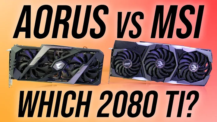 Aorus vs MSI Gaming X Trio: RTX 2080 Ti 비교