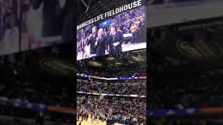 Indiana Pacers! National Anthem sang by The Isaacs   YouTube