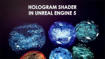Hologram shader in Unreal Engine 5. Settings