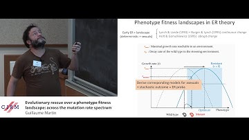 Guillaume Martin: Evolutionary rescue over a phenotype fitness landscape: across the mutation...