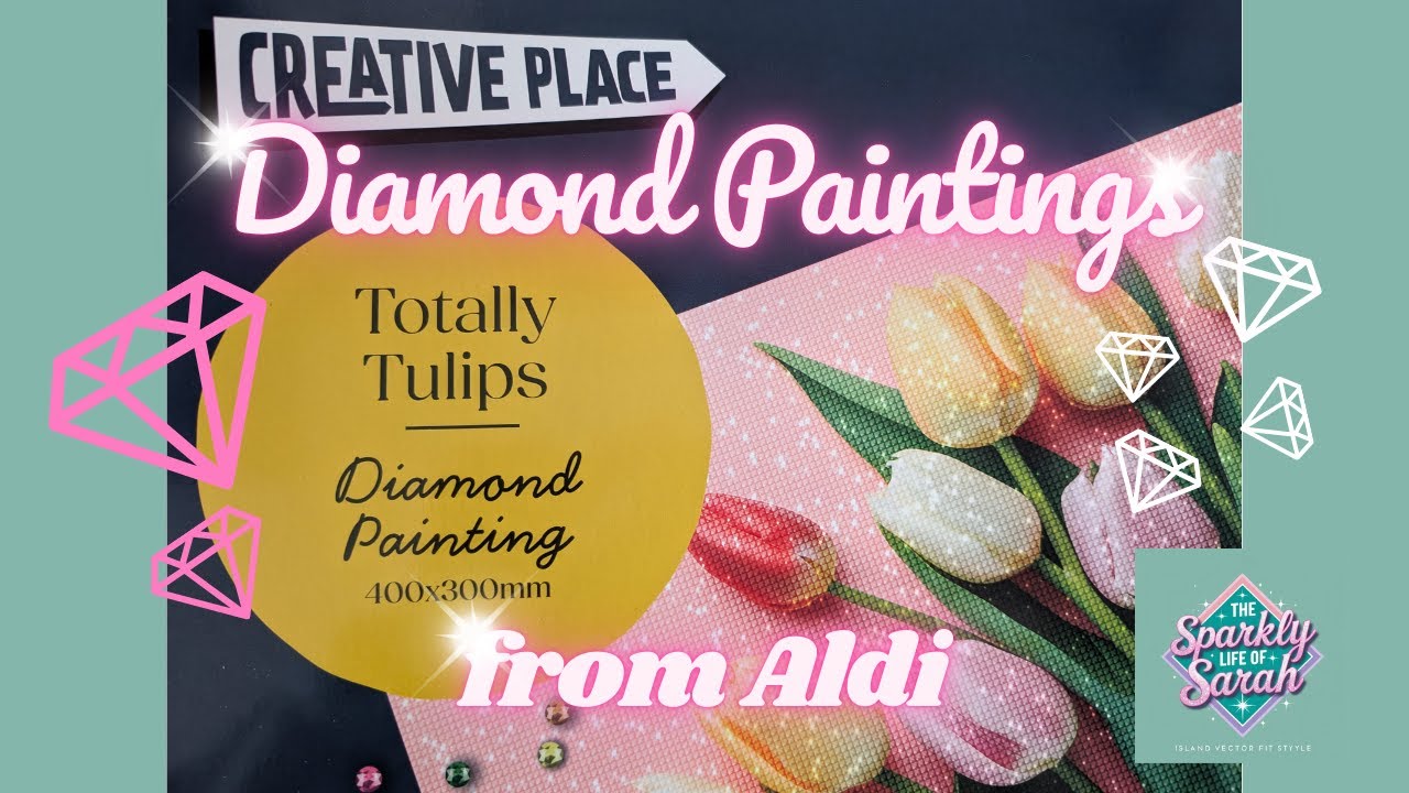 Покупки для алмазной живописи в Aldi