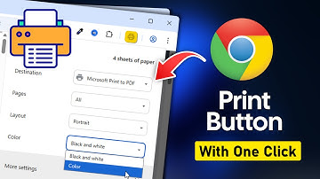 Een afdrukknop toevoegen aan de Google Chrome-werkbalk (snelle en eenvoudige handleiding)