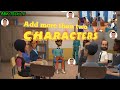 How to add more than two characters in plotagon story 2021. Easy and fast.