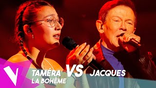 Charles Aznavour  'La Bohème' ● Taméra & Jacques | Duels | The Voice Belgique