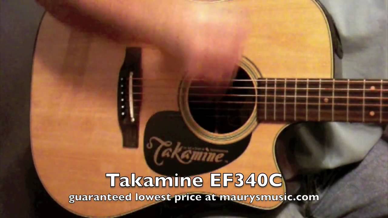 Takamine EF340SC - YouTube