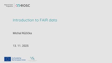 Introduction to FAIR data