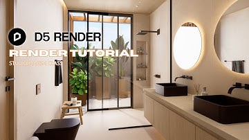 D5 RENDER 2.9 RENDERING RELAISTA TUTORIAL BATHROOM