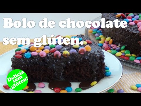 Receita: Bolo de chocolate sem glúten de liquidificador