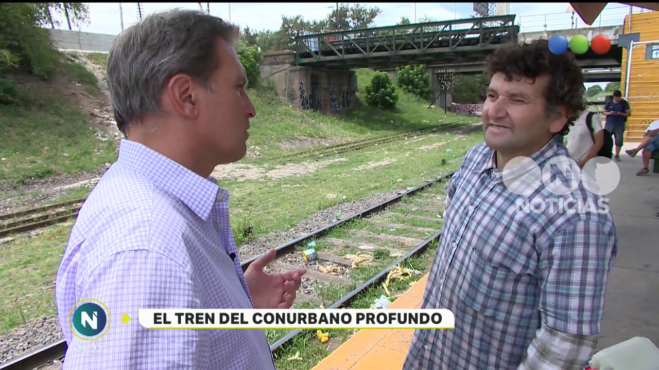 El tren del Conurbano profundo  - Telefe Noticias