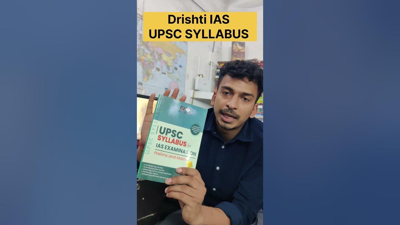 Drishti IAS UPSC syllabus upsc drishtiias vikasdivyakirti YouTube