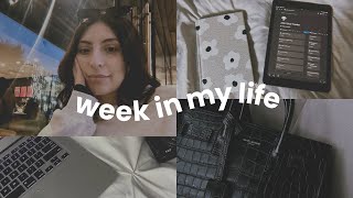 WEEK IN MY LIFE | HOW I EDIT MY VIDEOS, BOOK REVIEWS, BEST BUY UNBOXING, & WORK WEEK