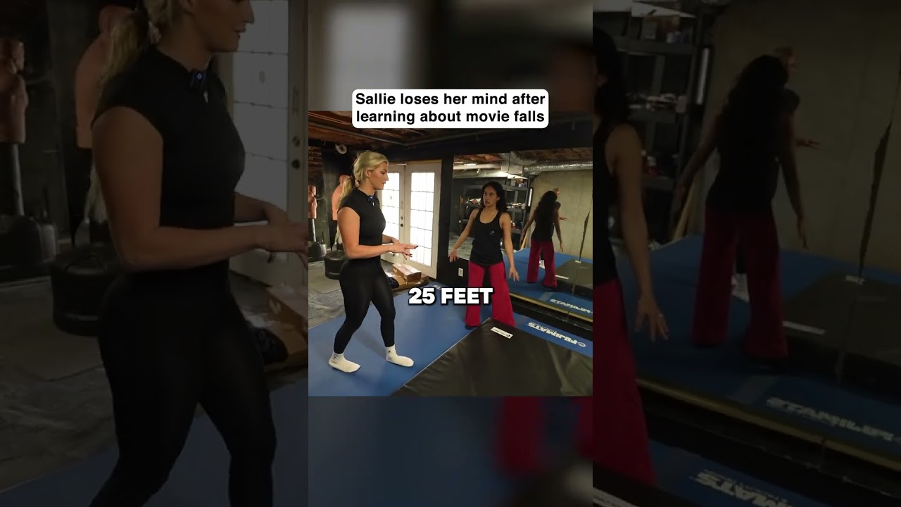 How they do falls and jumps in movies @karate.jewels #movie #film #actor #actress #stunts