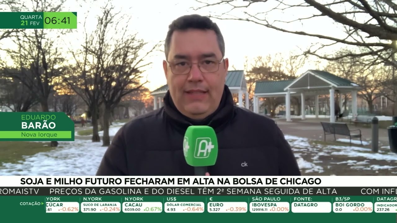 Soja e milho fecharam em alta na bolsa de Chicago