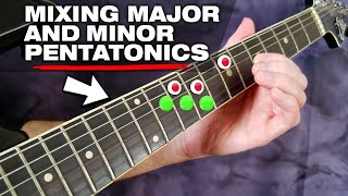 Mixing Major &amp; Minor Pentatonic in Blues Licks