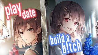 Video thumbnail of "Nightcore - Build a B*tch / Play Date (Switching Vocals)"