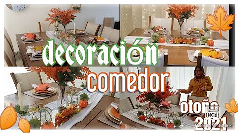 || Decoracin de mi comedor || (para est otoo 2021)...