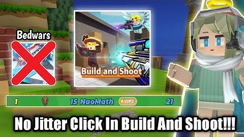 Build and Shoot Challenge: No Jitter Click!! 😈🔥 [Blockman Go]