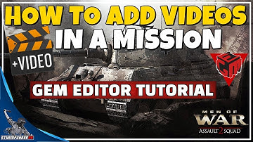 How to add videos in a mission - Gem Editor Tutorial