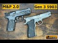 Smith Wesson M P 2 0 Vs Gen 3 Model 5903 Old Vs New Smith Wesson M P 2 0 Vs Gen 3 Model 5903 Old Vs New