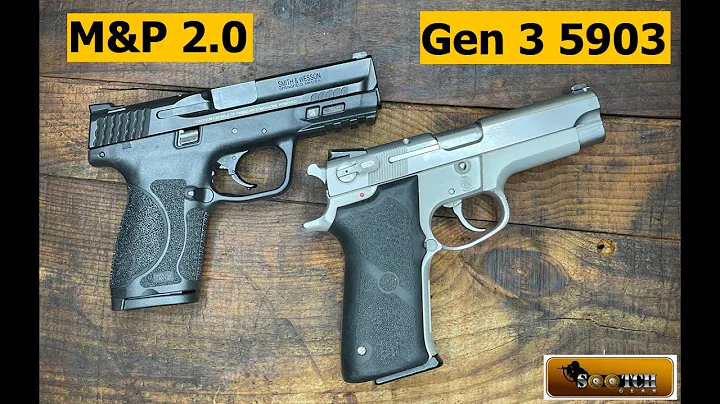 Smith & Wesson M&P 2 0 vs Gen 3 Model 5903 : Old vs New