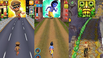 Little Singham 🆚 Little Krishna 🆚 Temple Run 2 New Update