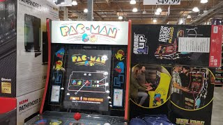 Costco! PAC MAN - Mini Arcade Machine w/ Riser w/ lighted marquee  - Arcade1UP - $349!