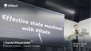 Effective State Machines with XState | David Khourshid | Effect Miami 2 screenshot 4