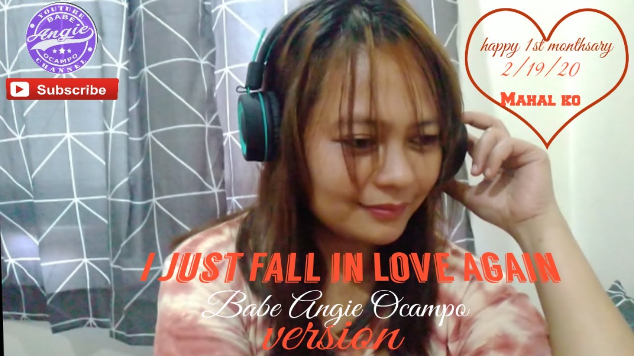 I Just Fall in Love Again | Babe Angie Ocampo | cover - YouTube
