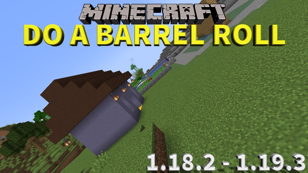 Do a Barrel Roll Mod para Minecraft 1.19.2 y 1.18.2